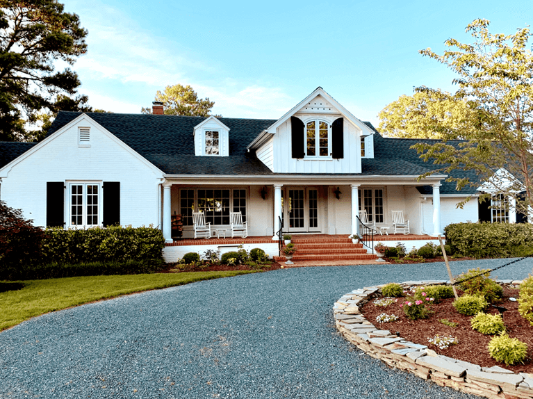 How To Style White Homes with Black Shutters | Timberlane Blog